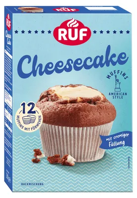 Produktbild von RUF Muffins Cheesecake Backmischung