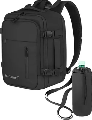 Produktbild von normani Erweiterbarer Handgepäck-Rucksack mit Flaschentasche