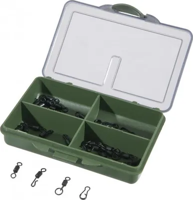 Zdjęcie produktu dla ANACONDA - Carp Swivel Box - pudełko z krętlikami komplet