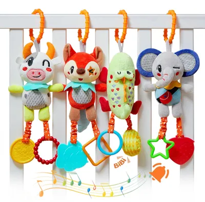 Immagine prodotto di Set di 4 peluche sospesi per bambini