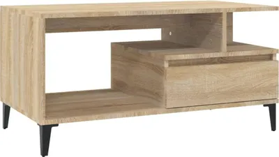 Obrázok produktu pre vidaXL Konferenčný stolík Sonoma Oak 90x49x45 cm Materiál dreva