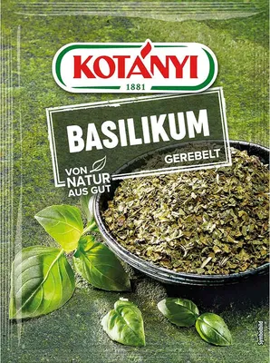 Produktbild von KOTÁNYI Basilikum gerebelt Brf