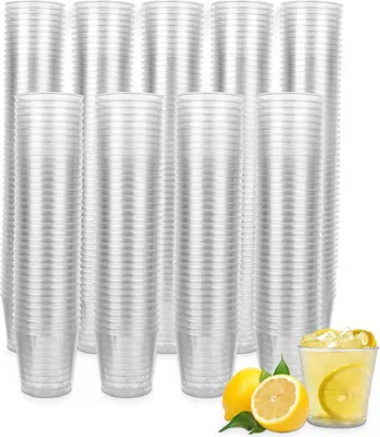 Obrázek produktu pro 400 balení 30ml průhledných plastových sklenic na panáky PS, opakovaně použitelné sklenice na panáky