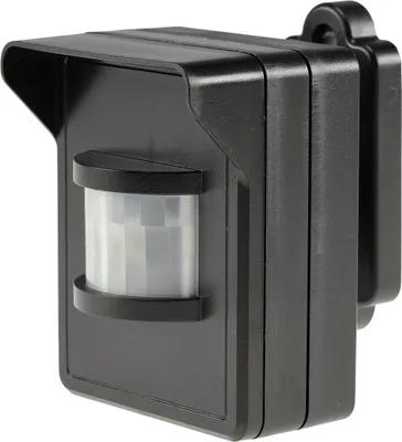 Produktbild von ChiliTec 22757 Funk-Bewegungsmelder für "Pilota Casa" IP44, 90°/8m PIR, Aufputz, schwarz