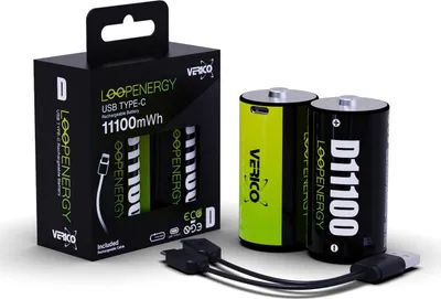 Produktbild von VERICO Li-Ion-Akku LoopEnergy D/Mono  7.400 mAh  2 Stück