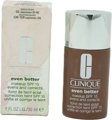 Produktbild von Clinique even better Makeup SPF 15 evens and corrects CN 126 espresso 30ml
