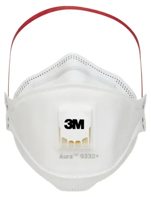 Immagine prodotto di 3M 7100329379 3M Atemschutzmasken Aura™ Comfort Cool Flow™ 9332+ FFP3 NR D EN 149:2001, 5 St.