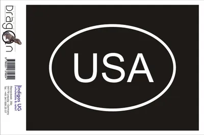 Produktbild von Aufkleber / Autoaufkleber - JDM / Die cut / Auto / OEM - Vereinigte Staaten USA - 160x120 mm pink - Heckscheibe / Heckscheibenaufkleber