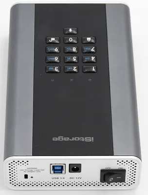 Produktbild von iStorage diskAshur DT 2, 4 TB, 3.2 Gen 1 (3.1 Gen 1), Schwarz