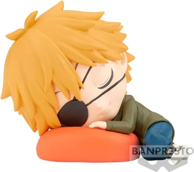 Produktbild von Banpresto Q Posket Chainsaw Man Schlafender Denji Figur 7 Cm Gelb  Gelb One Size
