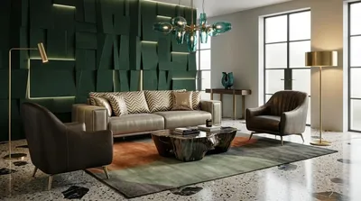 Productafbeelding van Woonkamer set met een 3-zitsbank en twee fauteuils