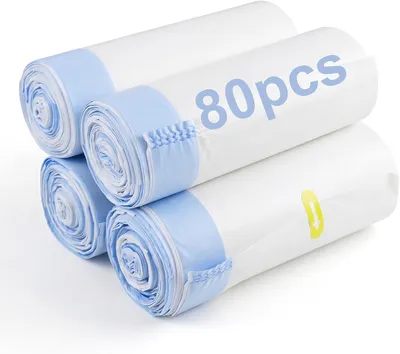Productafbeelding van Kattenbakzakken voor zelfreinigende kattenbakken - 80 stuks - met trekkoord - 64 x 40 cm
