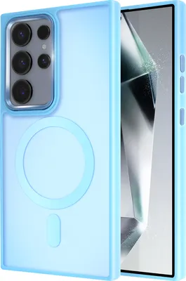 Produktbild von Avizar, MagSafe Hülle für Samsung Galaxy S24 Ultra Frost Color, Hellblau