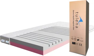 Obrázek produktu pro TULENA NOX matrace 200x200 komfortní pěna soft H1 + H2 Basic 14 cm zkušební spánek včetně oboustranné matraceAntibakteriální potah se zipem