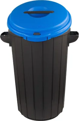 Image de Poubelle avec couvercle, 35 L, bleue - Solution écologique