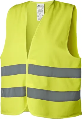 Produktbild von Warnwesten für Fahrrad Warnweste Auto Polyester Waschbar mit Reflektorstreifen atmungsaktiv und angenehm für Erwachsene