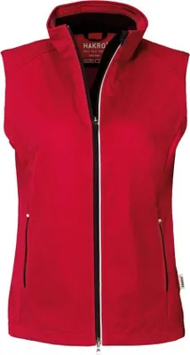 Produktbild von HAKRO Women-Light-Softshell-Weste Sarina #254 Gr. 2XL rot