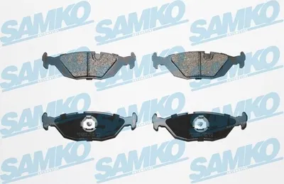 Produktbild von SAMKO Bremsbeläge Satz Hinten Bremsklötze für SAAB 900 I Combi Coupe 5SP306