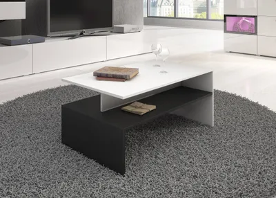 Obrázek produktu pro Moderní konferenční stolek BRYCE, bílá