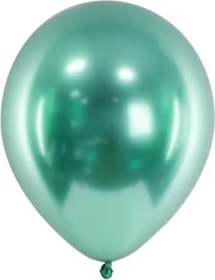 Produktbild von 50 Stk. Luftballon Ø30cm "Uni Glossy" | Grün
