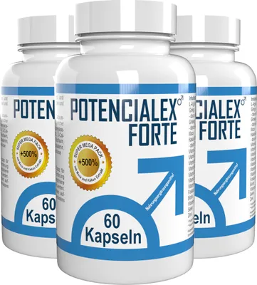 Zdjęcie produktu dla Potencialex Forte - 180 kapsułek (3 x 60 kapsułek) - opakowanie 3 szt