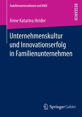 Immagine prodotto di Unternehmenskultur und Innovationserfolg in Familienunternehmen