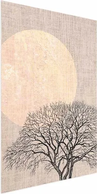 Produktbild von Posterpapier Poster - Morning Full Moon 60x90 cm Landschaften c-C-0294-ao-a