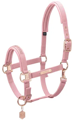 Produktbild von Eskadron HERITAGE Halfter mit Dornschnalle, cassis, pearl rose, earl grey, navy Größe - X-Warmblut Farbe - pearl rose