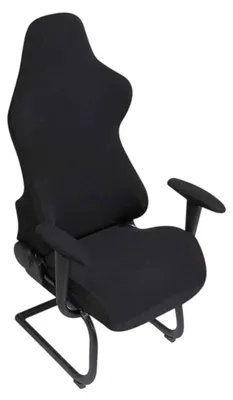 Stretch-Stuhlbezüge für Gaming-Stühle, Schwarz, 1 Set