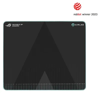 Produktbild von ASUS ROG Hone Ace Aim Lab Edition, Schwarz, Einfarbig, Tuch, Gummi, Anti-Rutsch-Basis, Gaming-Mauspad