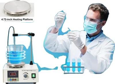 Obrázok produktu pre Magnetický miešač, digitálny displej, objem 2 l, EÚ