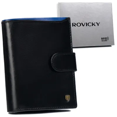 Produktbild von Rovicky | Herren-Kartenetui aus Leder mit RFID-Schutz