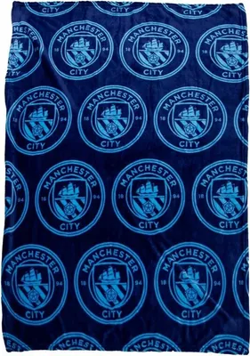 Produktbild von Manchester United FC - Decke, Fleece, Wappen AG3171 (Einheitsgröße) (Blau)