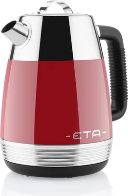 Produktbild von ETA Wasserkocher STORIO ETA918690030 Retro rot, 1,7 l, 2150 W, Edelstahl, Thermosicherung