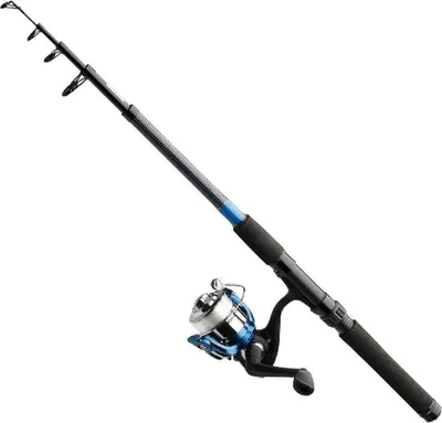 Produktbild von Kinetic Telemark Cc Tele Spinn-kombo Schwarz 2.44 m / 12-40 g Schwarz 2.44 m