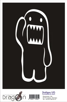 Produktbild von Aufkleber / Autoaufkleber - JDM / Die cut / Auto / OEM - Domo - 120x60 mm rot - Heckscheibe / Heckscheibenaufkleber