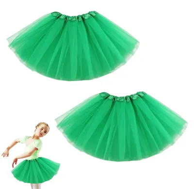 Produktbild von EUPSIIU 2 Stück Tüllrock Dehnbaren Tutu Rock, Damen Puffy Tutu, Tütü Rock Miniro