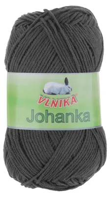 50g Strickgarn Johanka dunkelgrau