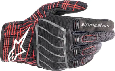 Image de Gants de moto Alpinestars MM93 Losail V2, noir/gris/rouge, taille XL