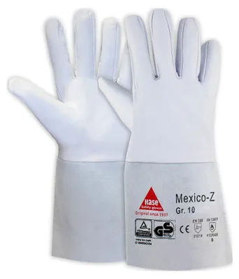Produktbild von Hase Mexico-Z Schweißerhandschuh aus Ziegennappaleder mit Flügeldaumen Größe 11 10 Stk