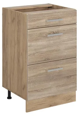 Immagine prodotto di Mobiletto base per cucina Vicco R-Line Sonoma/Rovere dorato 50 cm senza piano di lavoro, Model 70000
