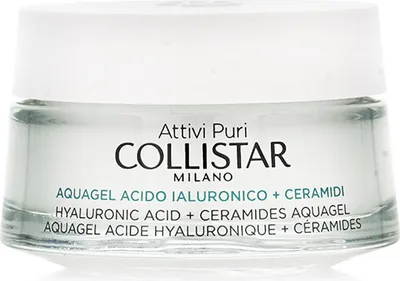 Produktbild von Collistar Hyaluronic Acid + Ceramides Aquagel, Tages- & Nachtcreme, Unisex, Jeder Hauttyp, Gesicht, Hals/Nacken, Anti-Falten, Kräftigend, Feuchtigkeitsspendend, Anheben, Feuchtigkeitsspendend, Nährend,..., 50 ml
