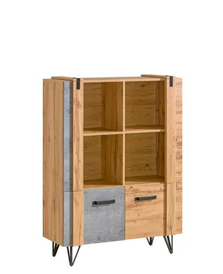 Zdjęcie produktu dla Regał LOFTER LO4 Szerokość 90 cm Nowoczesny Do Salonu W stylu LOFT Industrialny