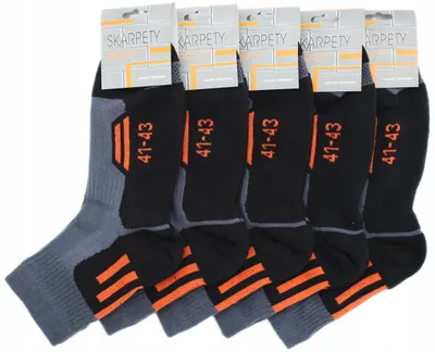 Produktbild von 5 Paar Herren Baumwolle Trekking Socken Halbfrottee Gr. 41-43