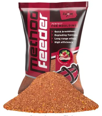 Produktbild von CarpZoom Method Feeder Strawberry-Fish NEW 1kg