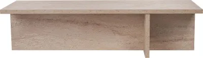 Obrázok produktu pre Skye Decor, Harbor - Travertín, konferenčný stolík, travertín, 100 % melamínová doska, 120 x 45 x 30 cm