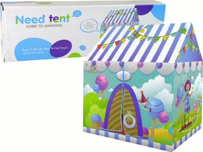 Image de Tente de cirque joyeux pour jardin d'enfants.
