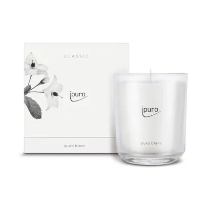 Image de Bougie parfumée Ipuro Classic Blanc 270 g