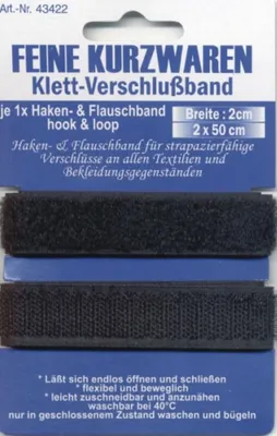 Obrázek produktu pro Páska na suchý zip 50cmx2cm černá