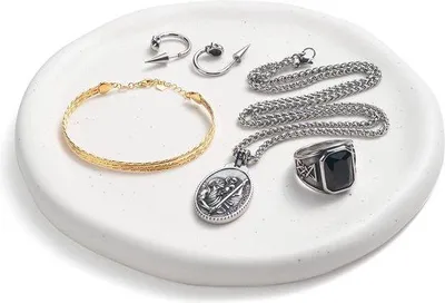 Produktbild von Famanu Schmuckschale Wolken-Design - Silber